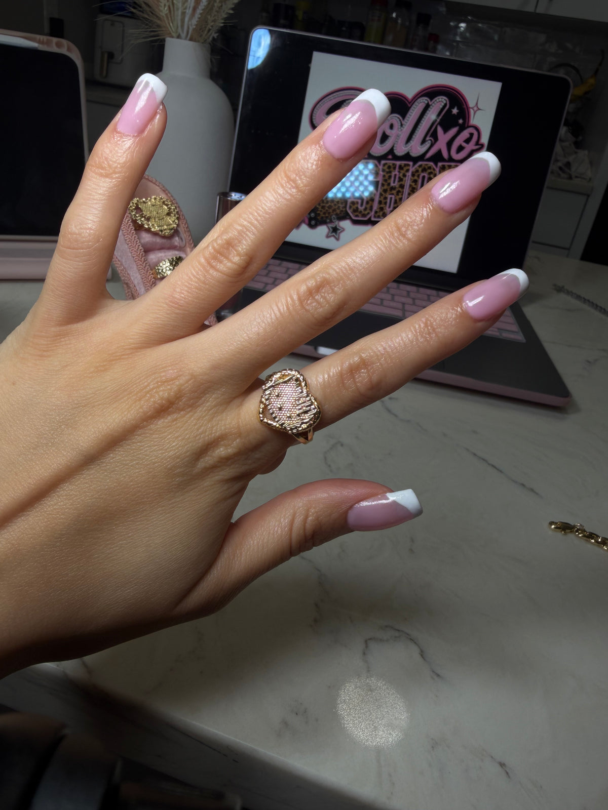 Heart Meow Ring
